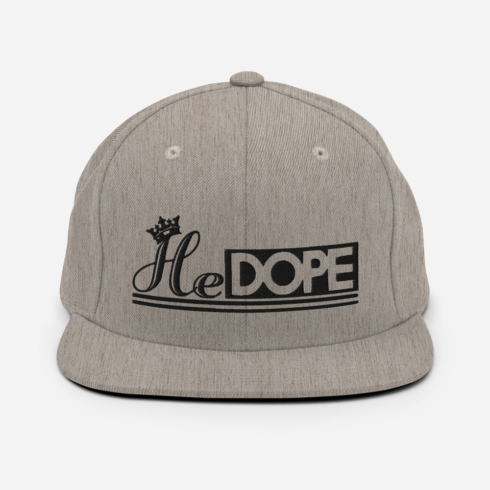 HeDope in Black Snapback Hat