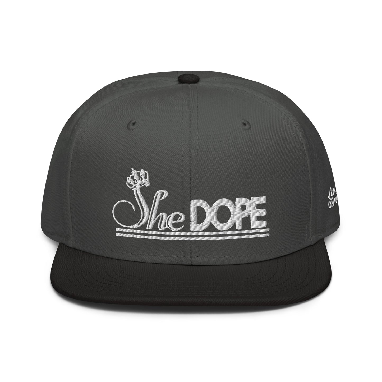3D SheDope Snapback Hat
