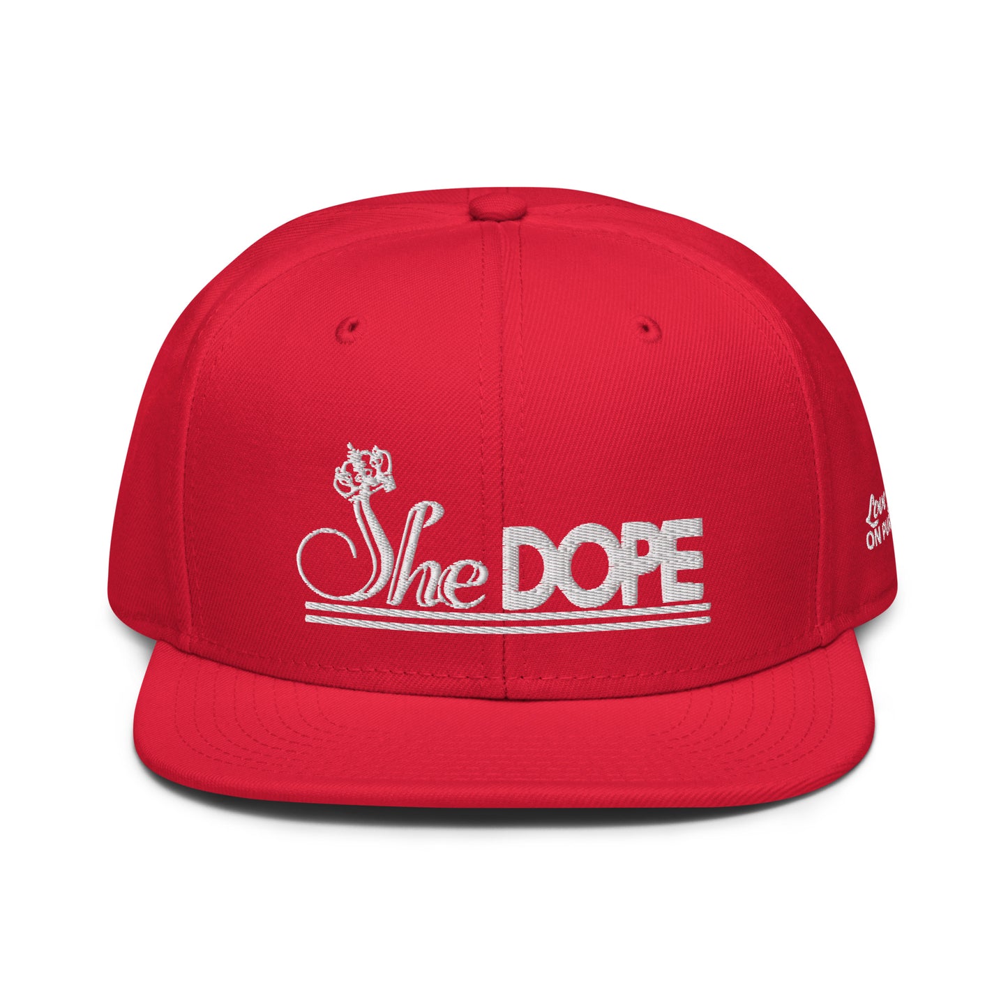 3D SheDope Snapback Hat