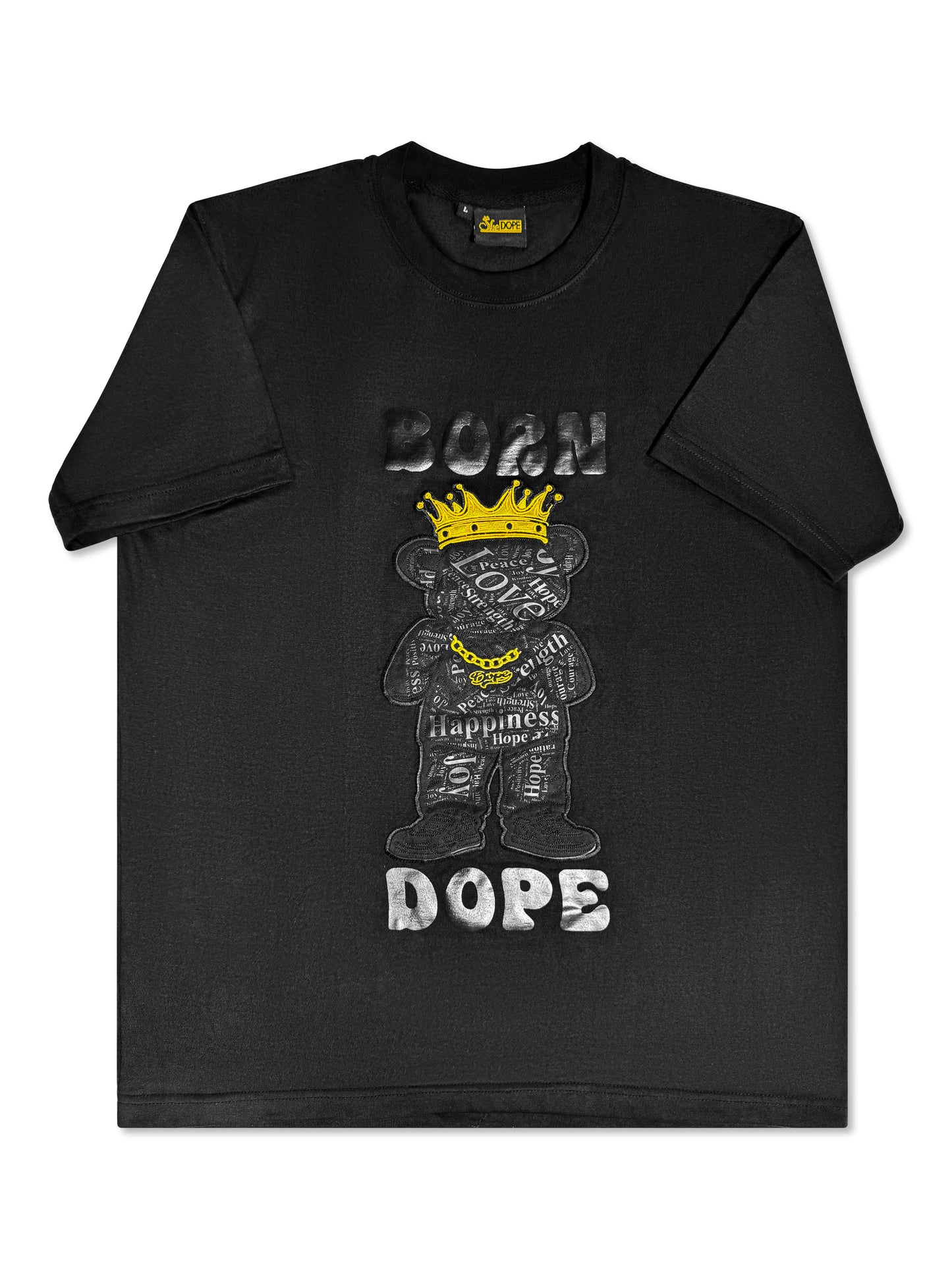 Born Dope Bear Tshirt