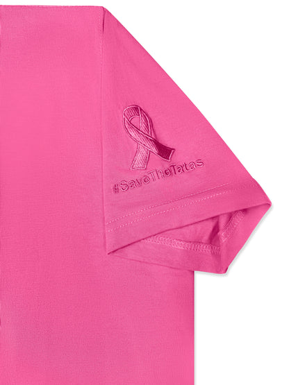 Born Dope Bear T-shirt (Breast Cancer Awareness Edition)