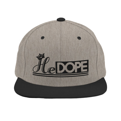 HeDOPE Snapback Hat in Black