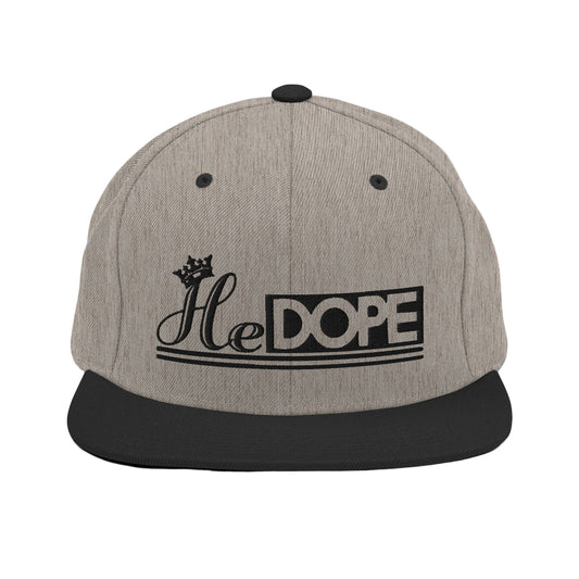 HeDOPE Snapback Hat in Black