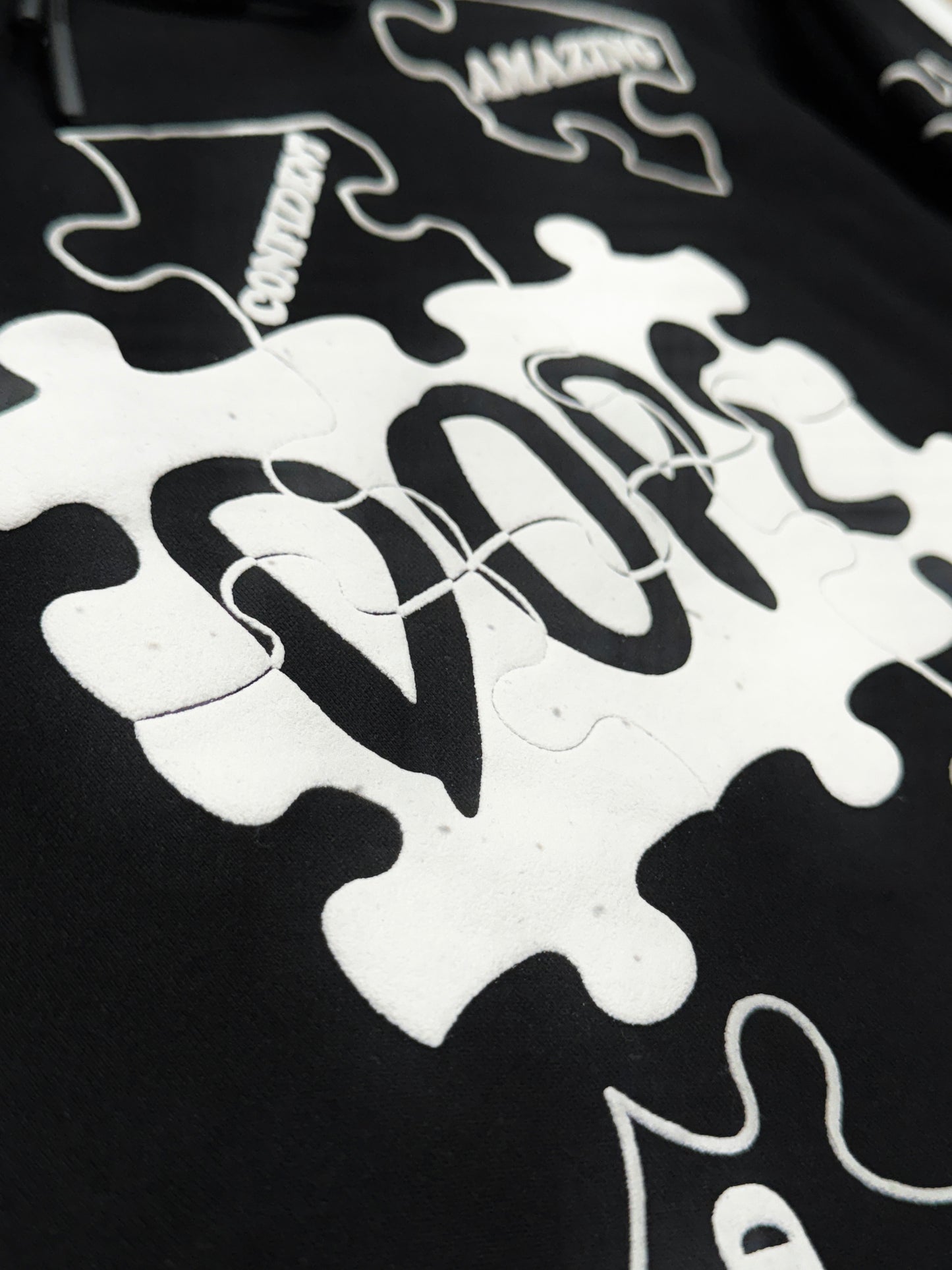 "Piecing It Together" Hoodie- Puff Print (WILL NOT SHIP TILL AFTER CHRISTMAS)