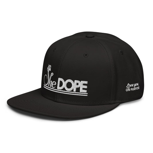 3D SheDOPE Snapback Hat