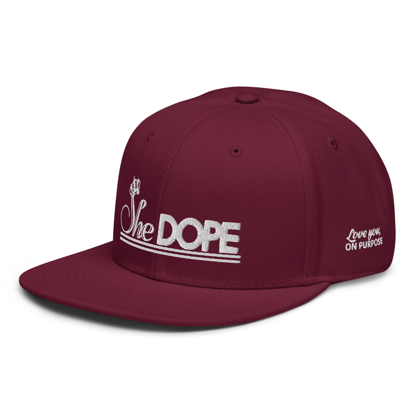3D SheDOPE Snapback Hat
