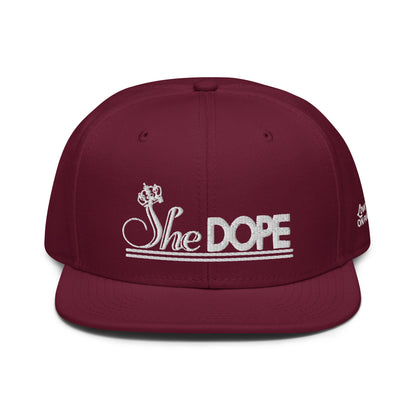 3D SheDOPE Snapback Hat
