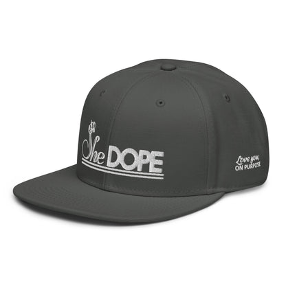 3D SheDOPE Snapback Hat