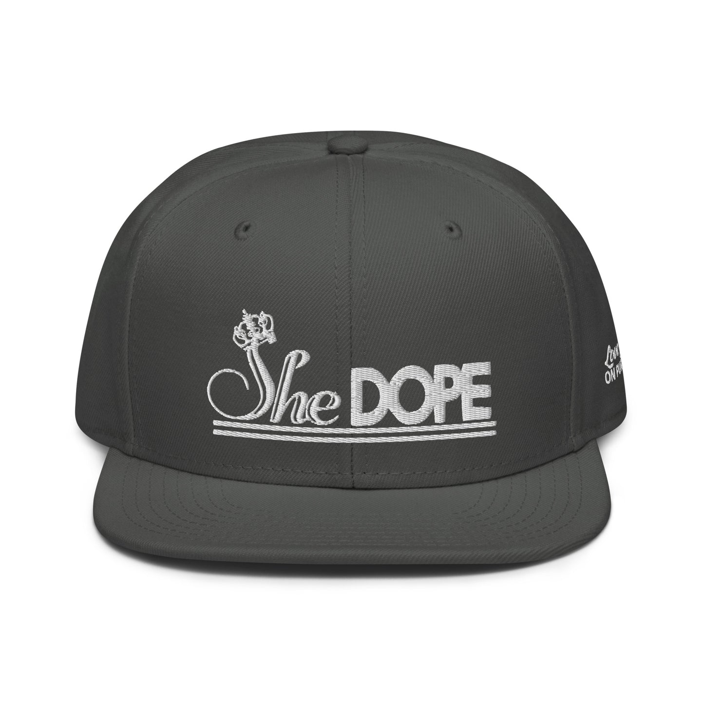 3D SheDOPE Snapback Hat
