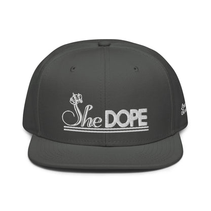 3D SheDOPE Snapback Hat