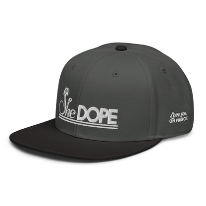 3D SheDOPE Snapback Hat