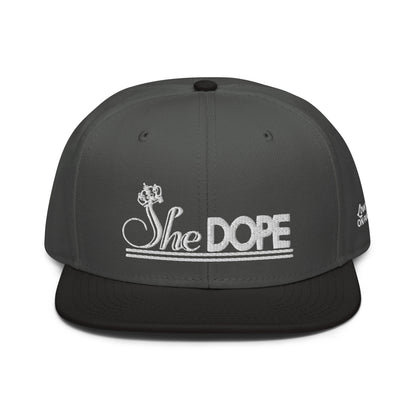 3D SheDOPE Snapback Hat