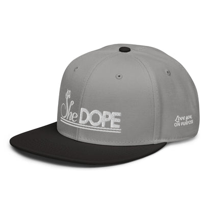 3D SheDOPE Snapback Hat