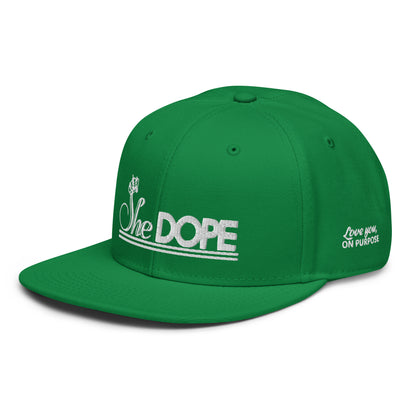 3D SheDOPE Snapback Hat