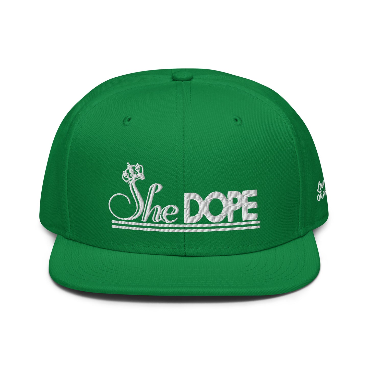 3D SheDOPE Snapback Hat