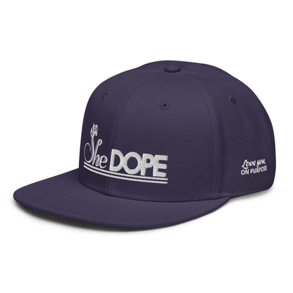 3D SheDOPE Snapback Hat