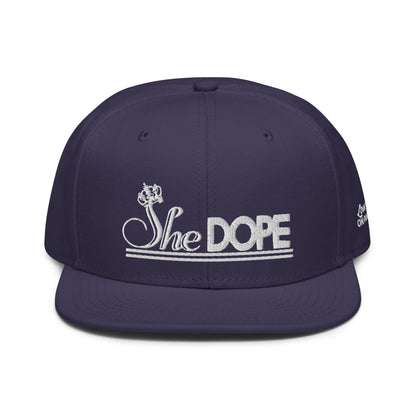 3D SheDOPE Snapback Hat