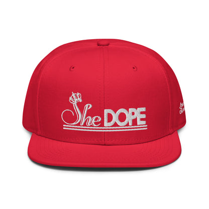 3D SheDOPE Snapback Hat