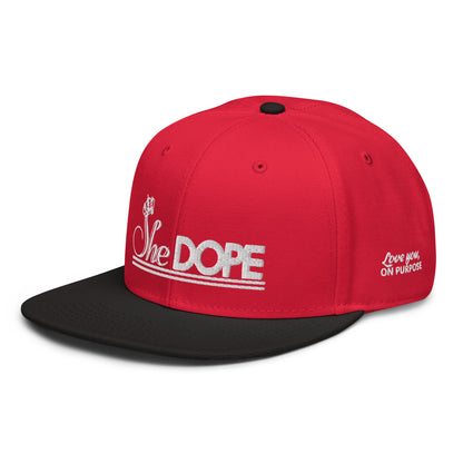 3D SheDOPE Snapback Hat