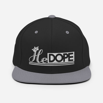 HeDOPE Snapback Hat in White