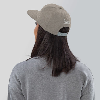 SheDOPE Snapback Hat in White
