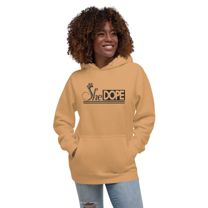 Signature SheDOPE Hoodie in Black