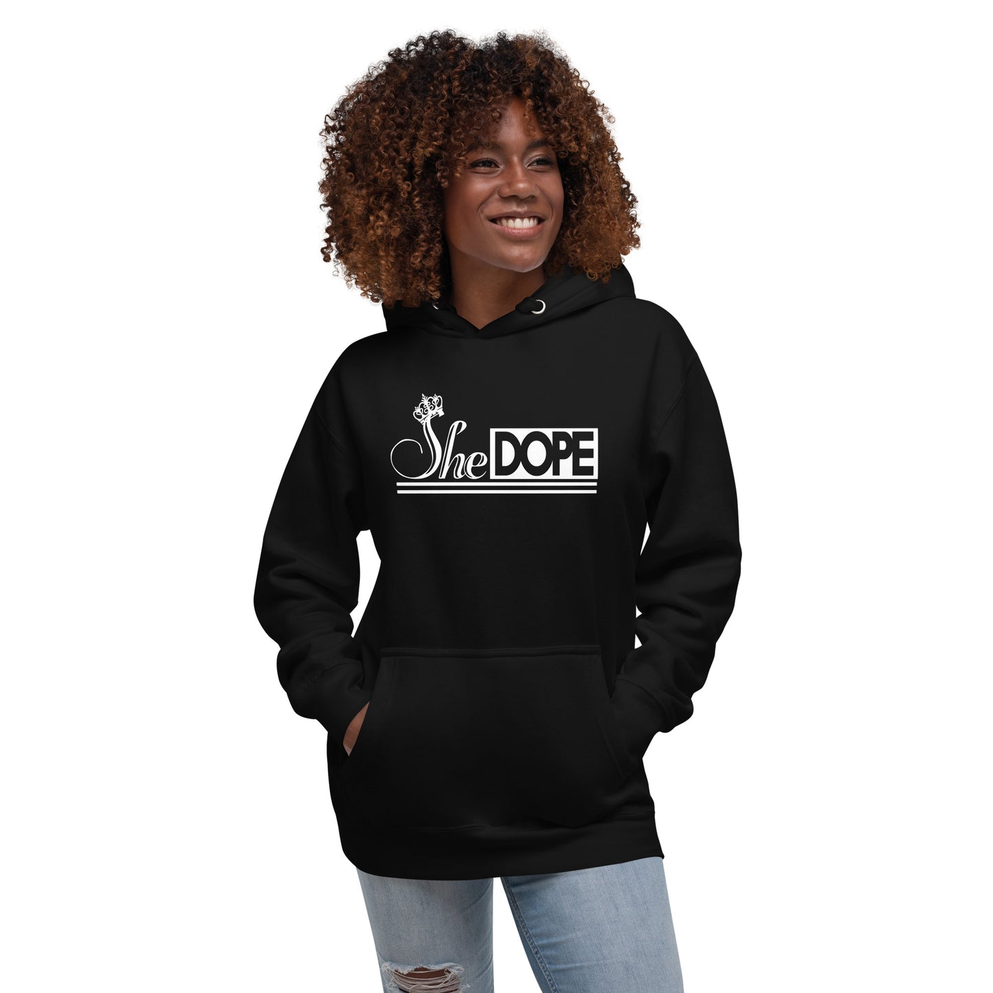 Signature SheDOPE Hoodie in White