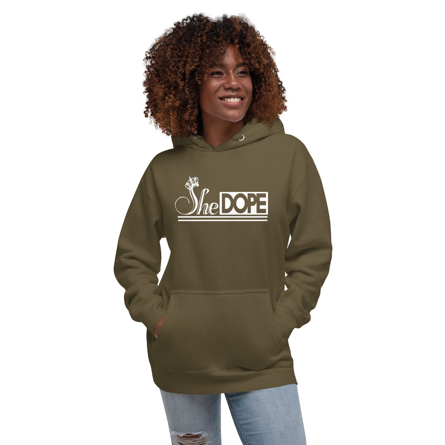 Signature SheDOPE Hoodie in White