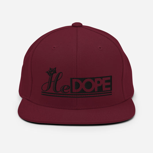 HeDope in Black Snapback Hat