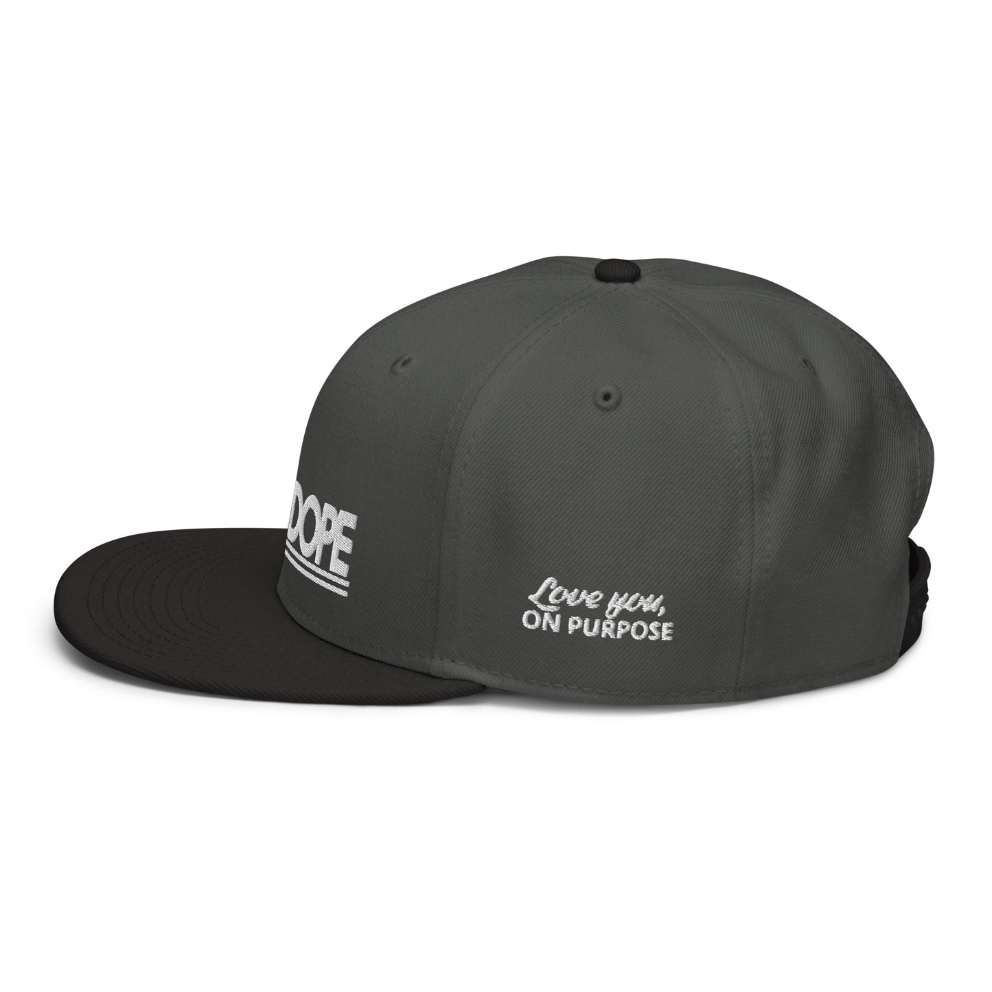 3D SheDope Snapback Hat