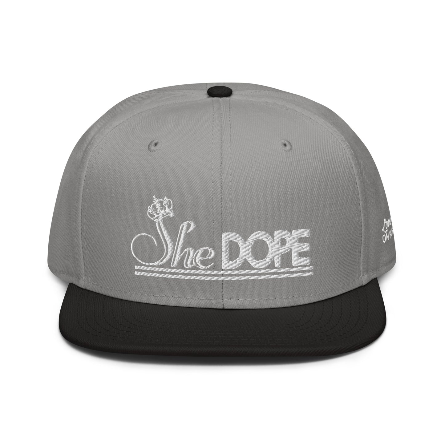 3D SheDope Snapback Hat