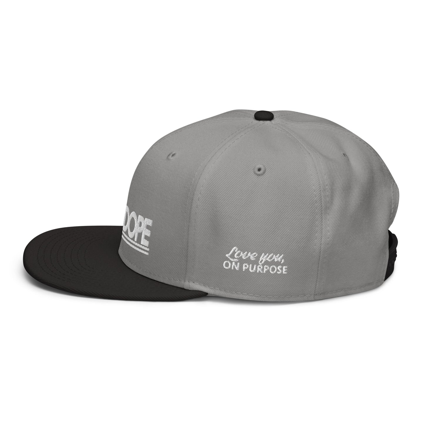 3D SheDope Snapback Hat