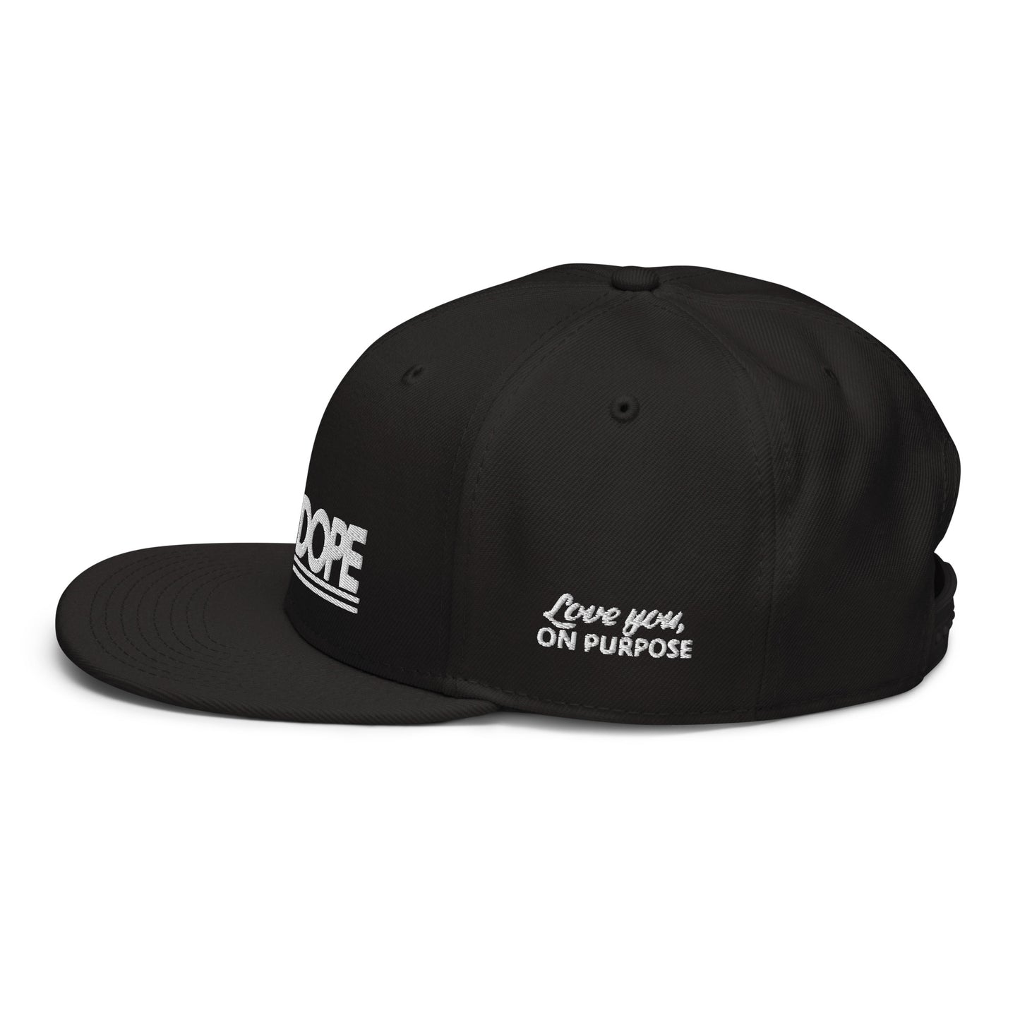 3D SheDope Snapback Hat