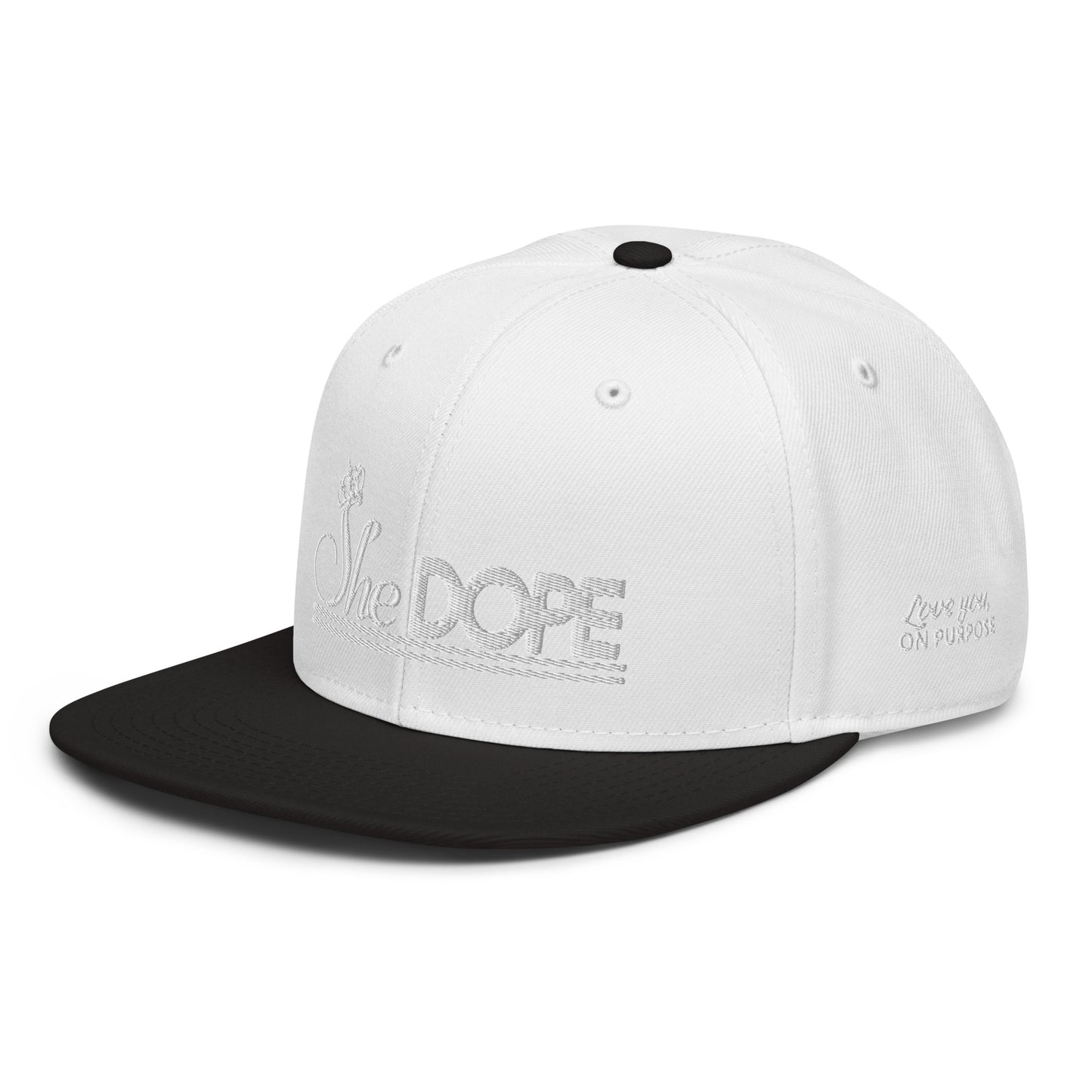 3D SheDope Snapback Hat