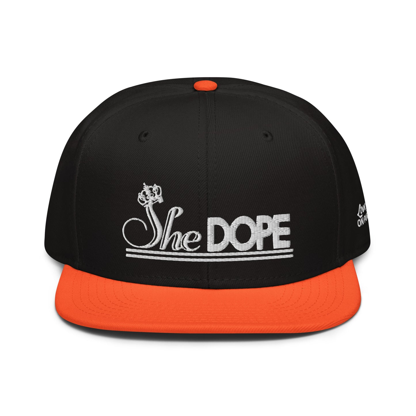 3D SheDope Snapback Hat