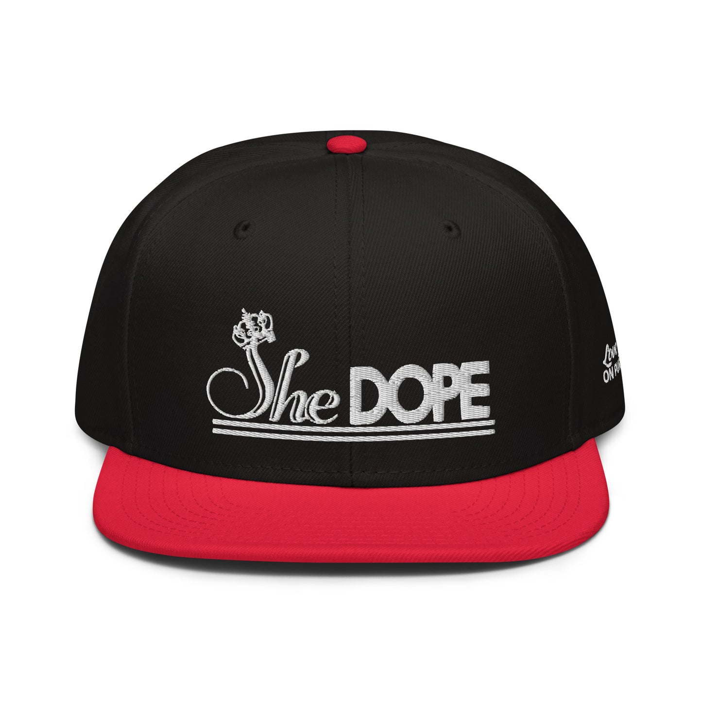 3D SheDope Snapback Hat