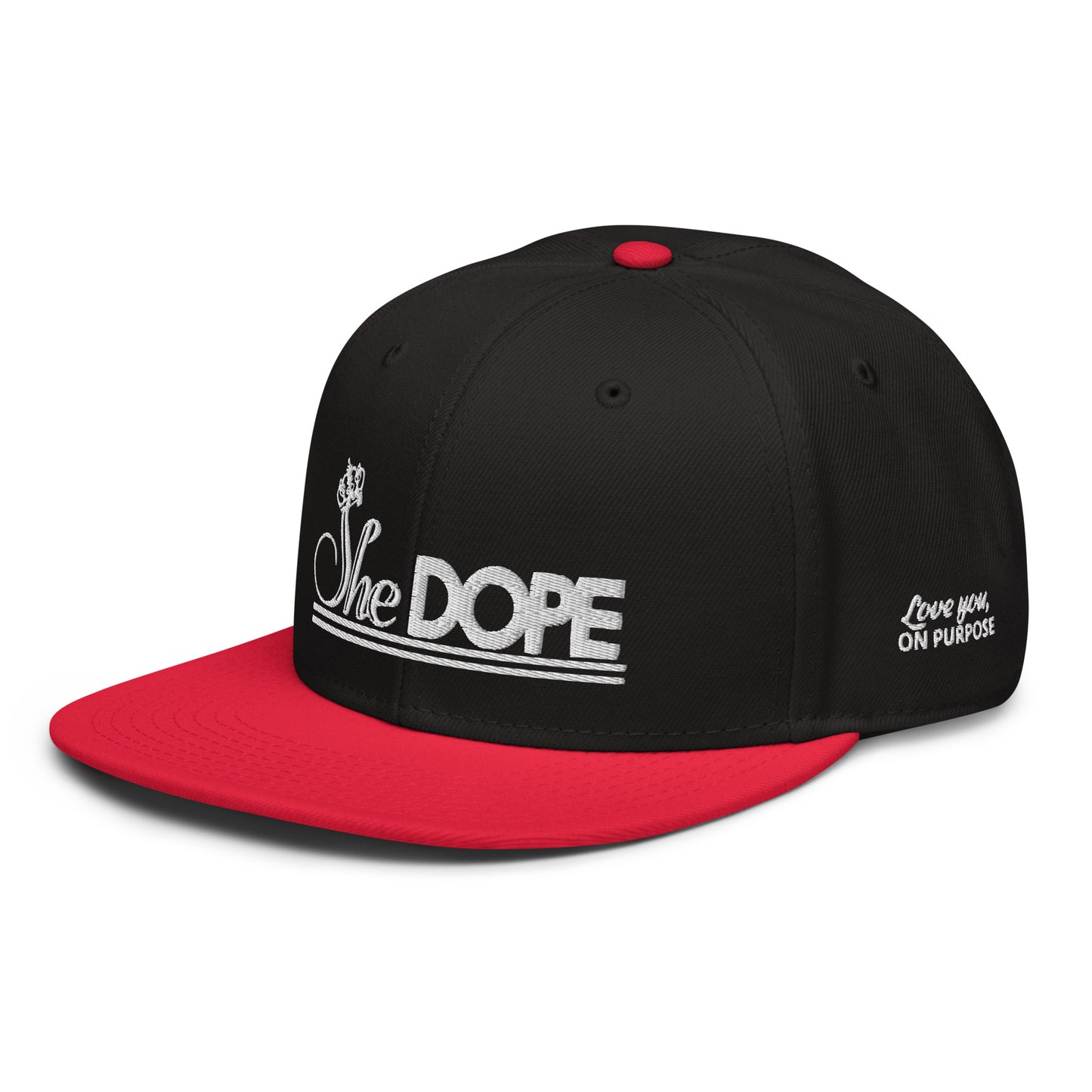 3D SheDope Snapback Hat