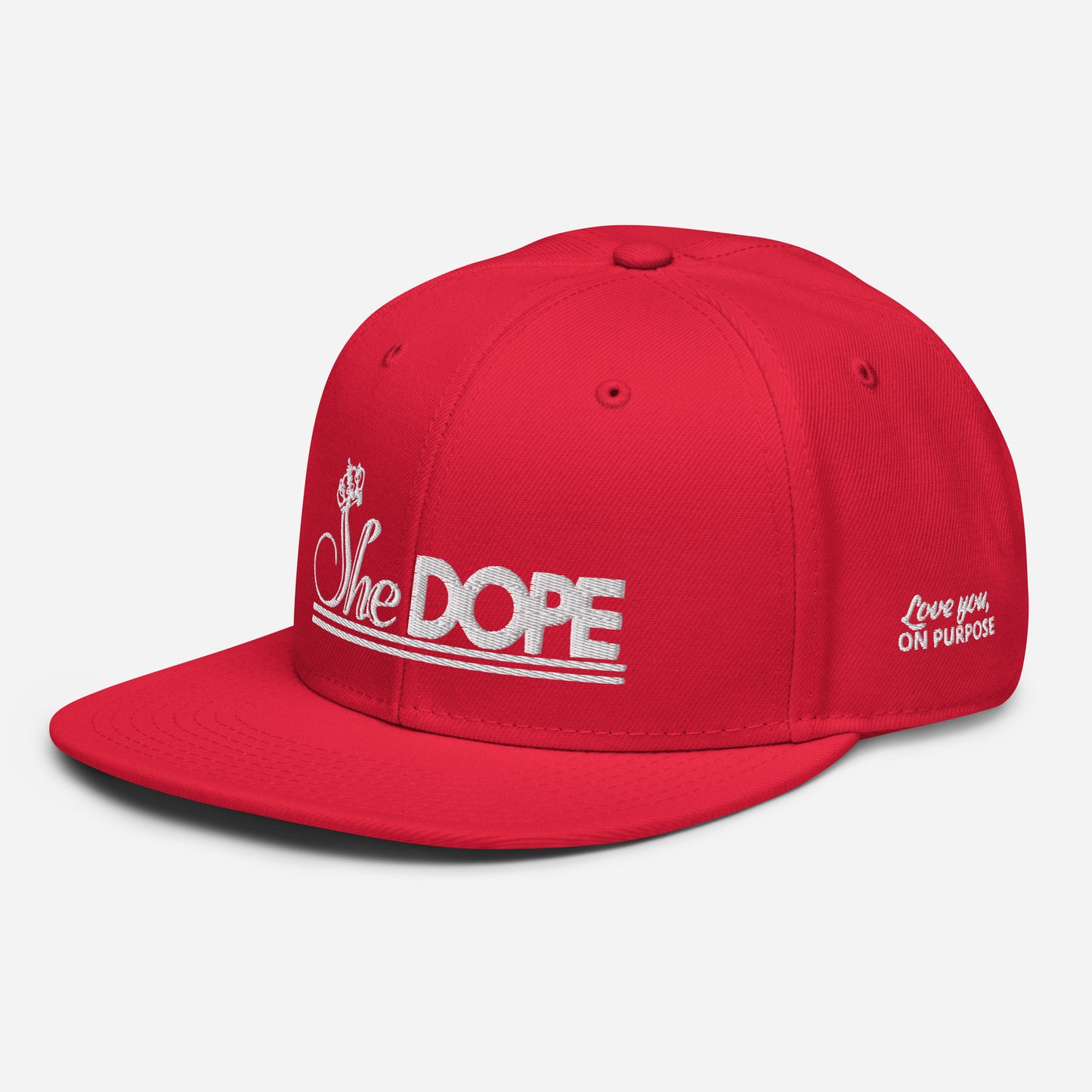 3D SheDope Snapback Hat