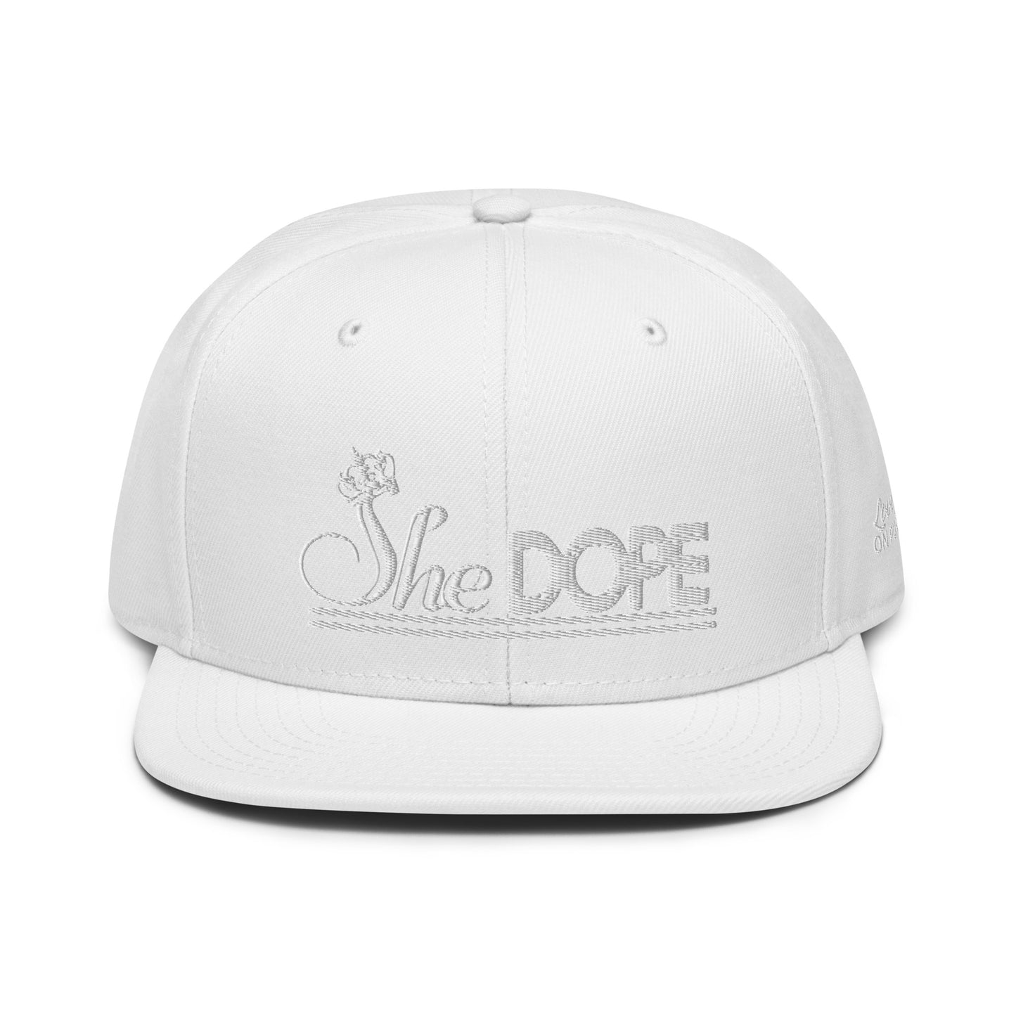 3D SheDope Snapback Hat