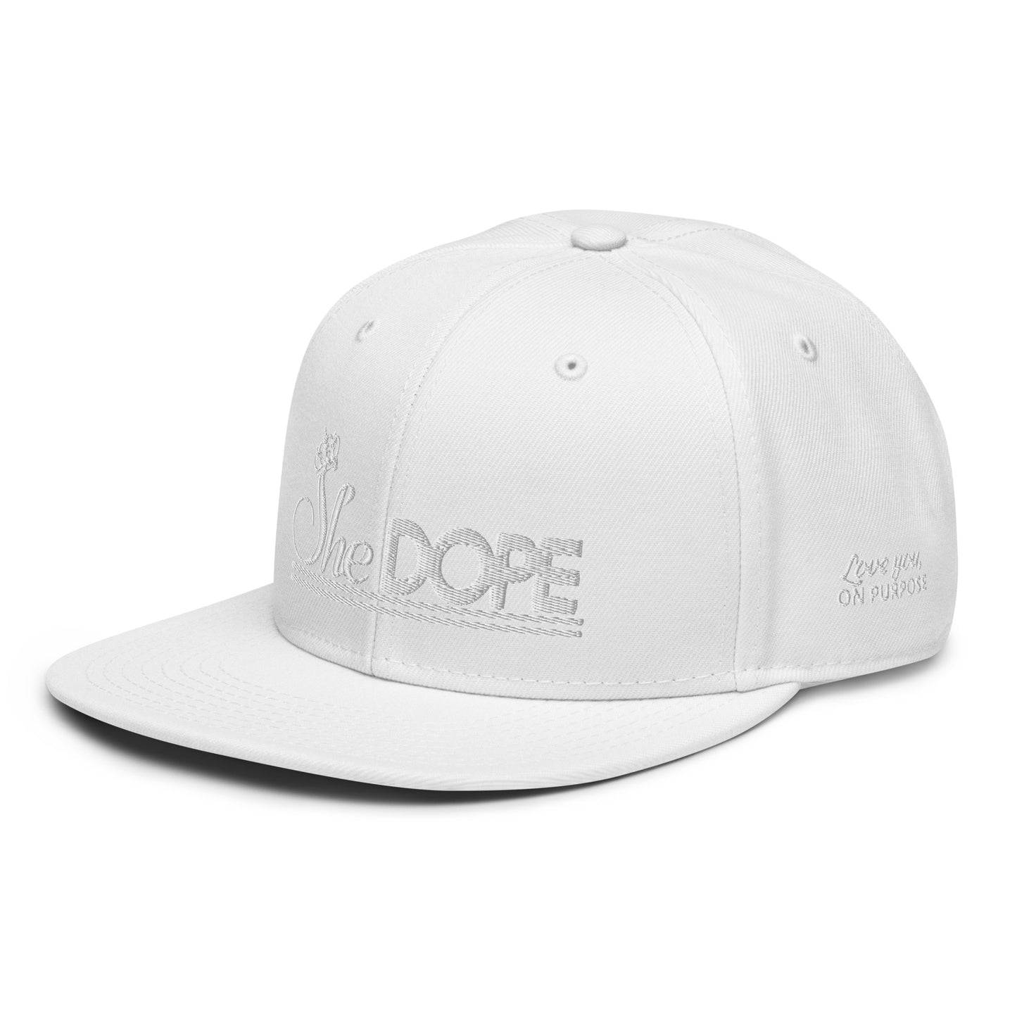 3D SheDope Snapback Hat