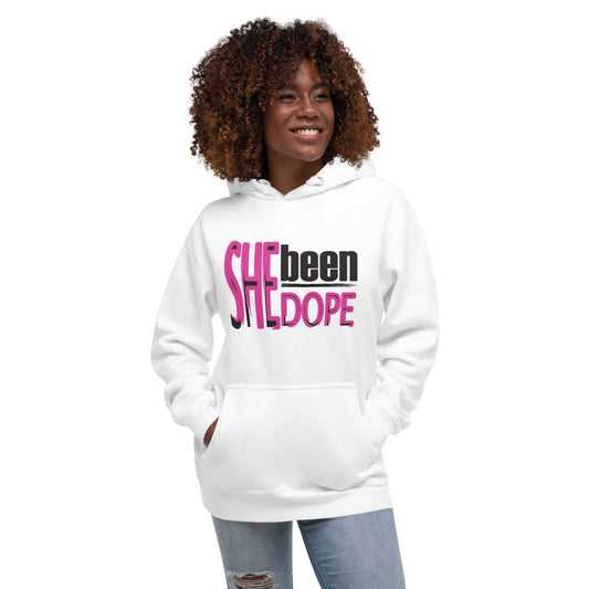 She Been Dope Pink/Black Unisex Hoodie