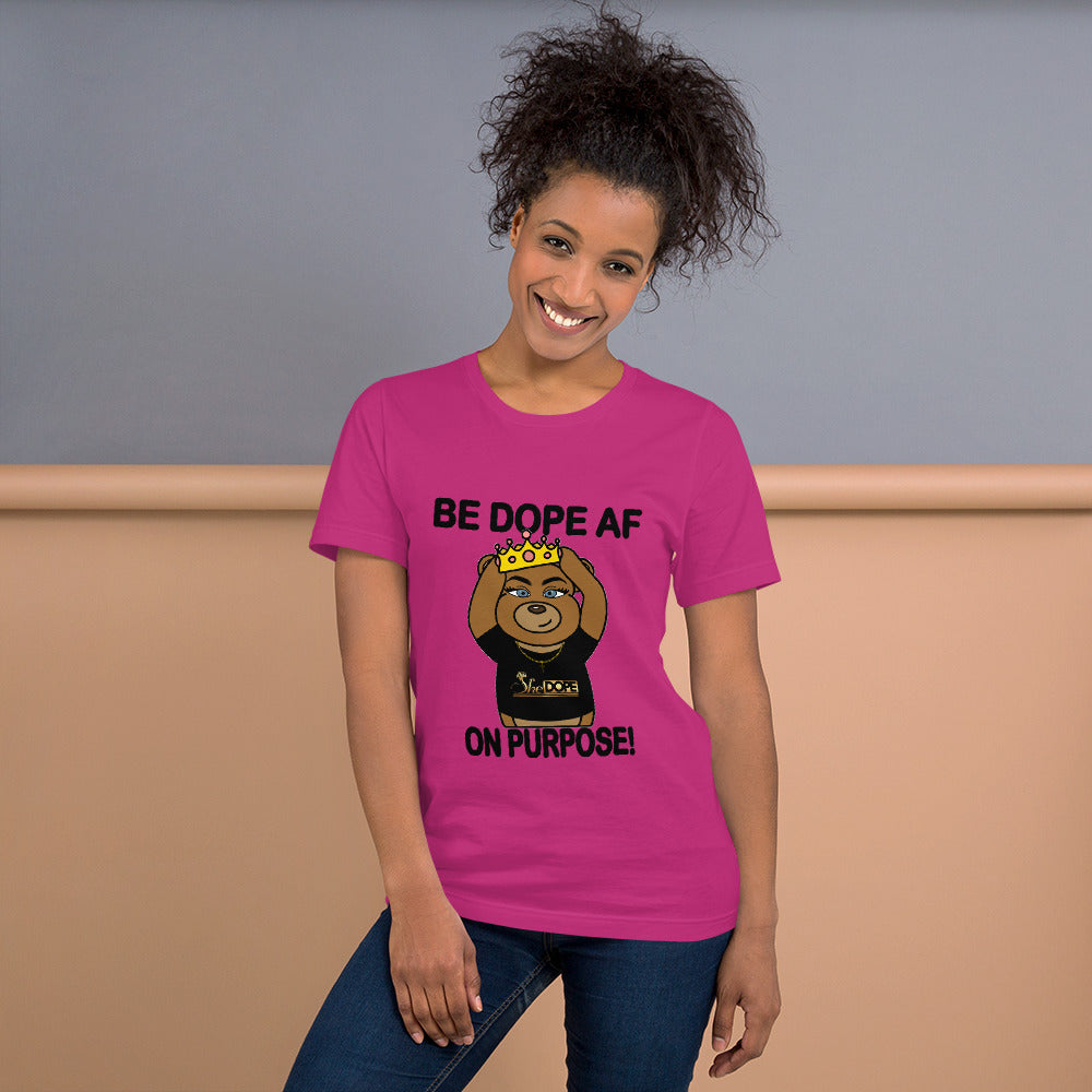 Dope AF /BL Short-Sleeve Unisex T-Shirt