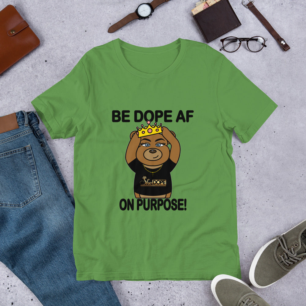 Dope AF /BL Short-Sleeve Unisex T-Shirt