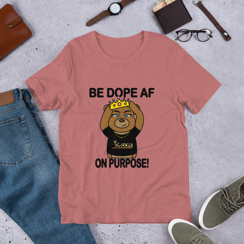 Dope AF /BL Short-Sleeve Unisex T-Shirt