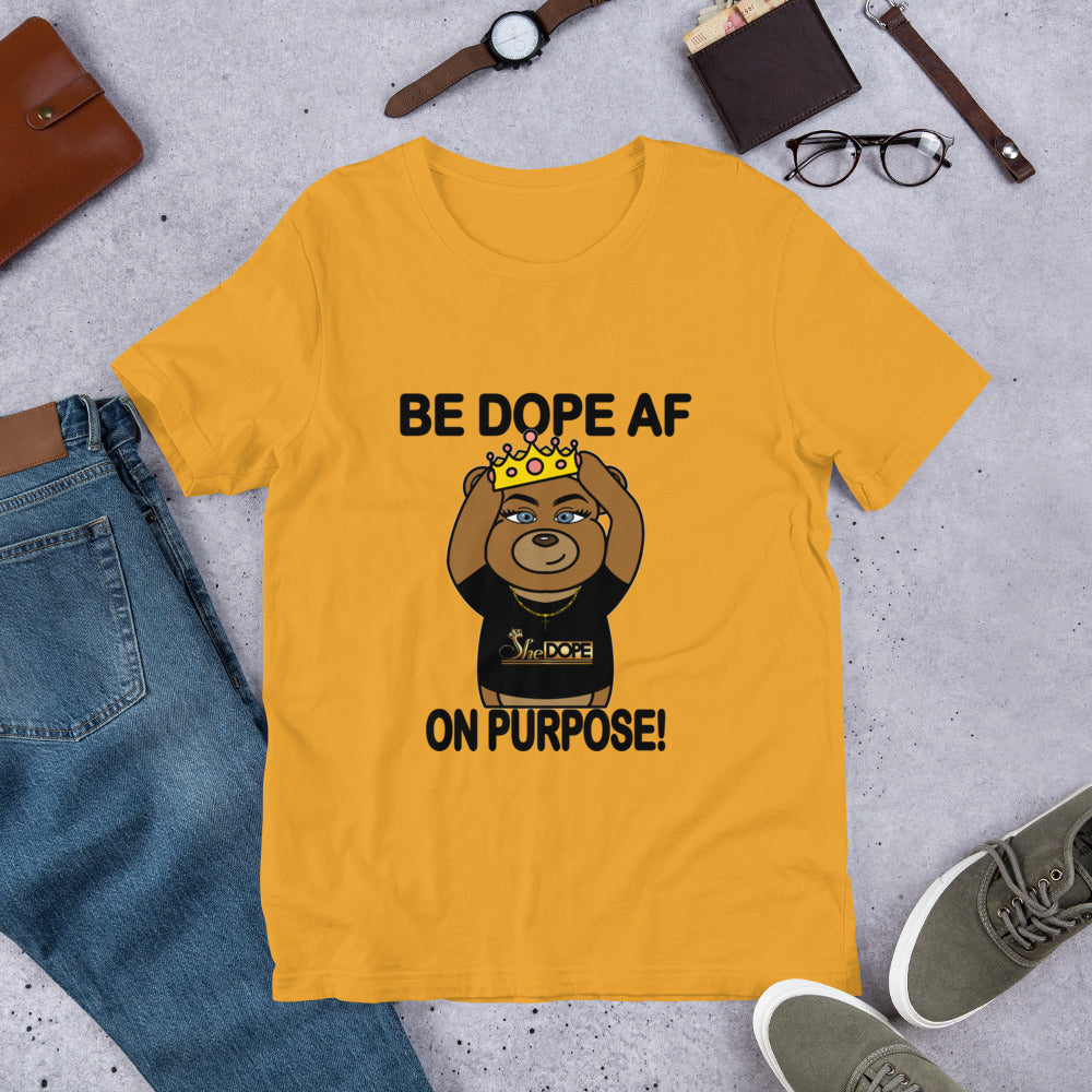 Dope AF /BL Short-Sleeve Unisex T-Shirt