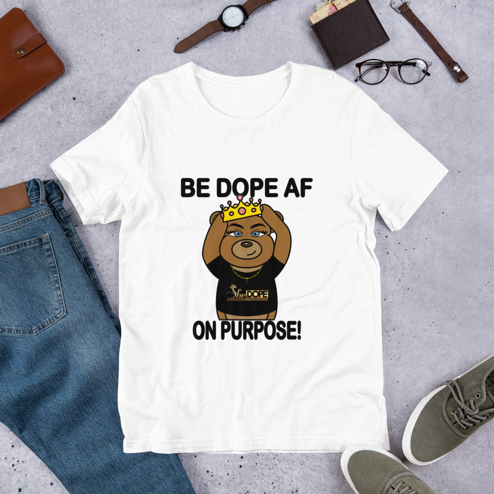 Dope AF /BL Short-Sleeve Unisex T-Shirt