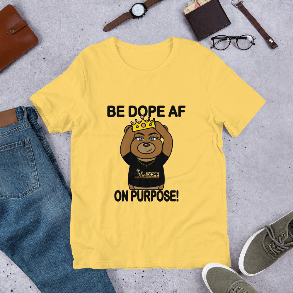 Dope AF /BL Short-Sleeve Unisex T-Shirt